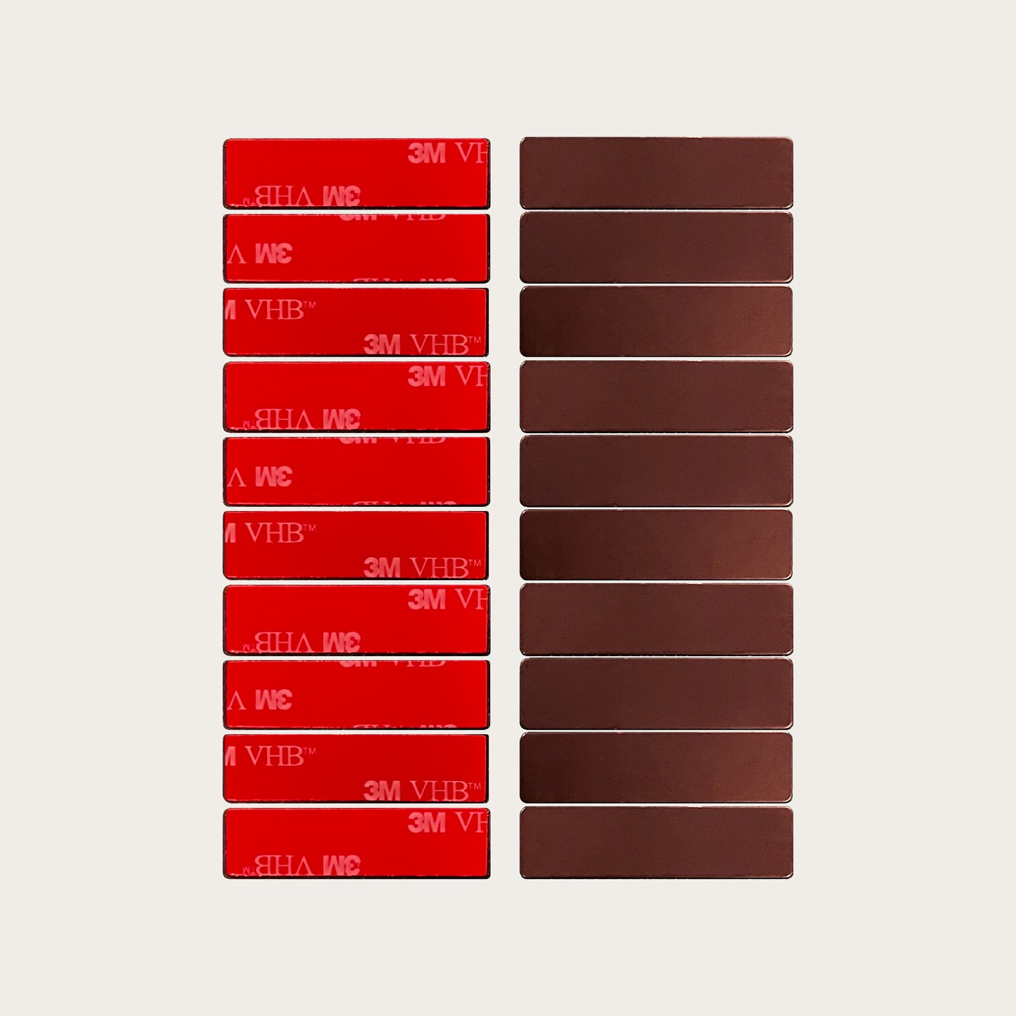 VHB Backed Steel Mounting Tabs