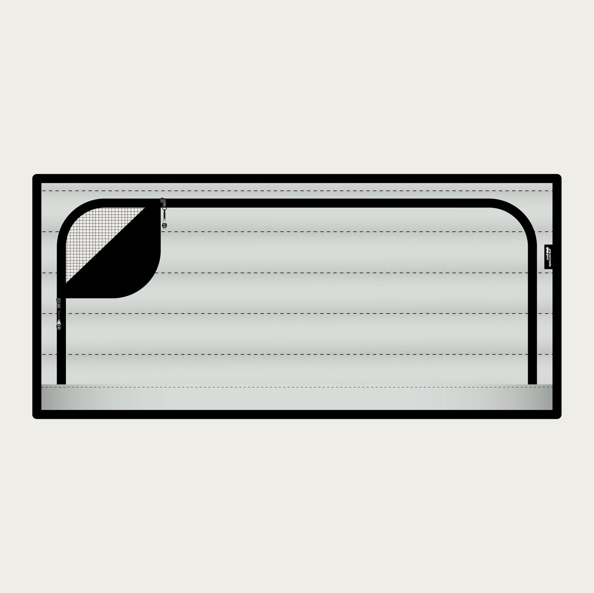 Thor Scope 18M - Bed Zipper Shade with Integrated Screen