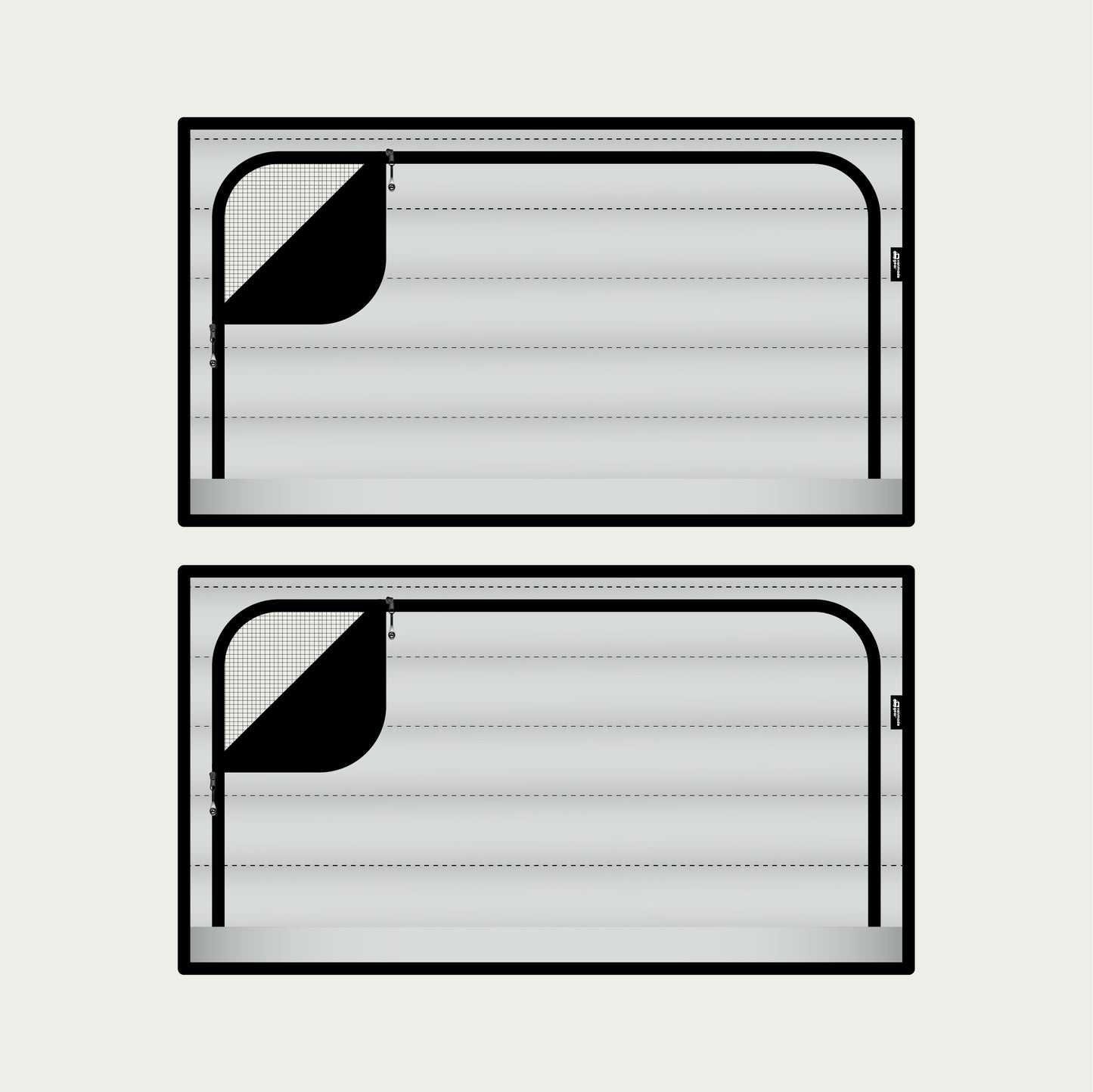 Tiffin Open Trail - Bed Zipper Shade (Set)