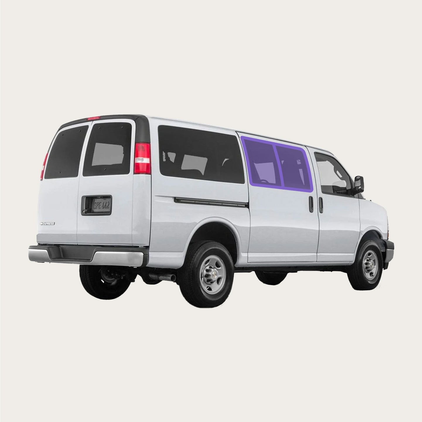 Chevy Express - Slider Door Shade