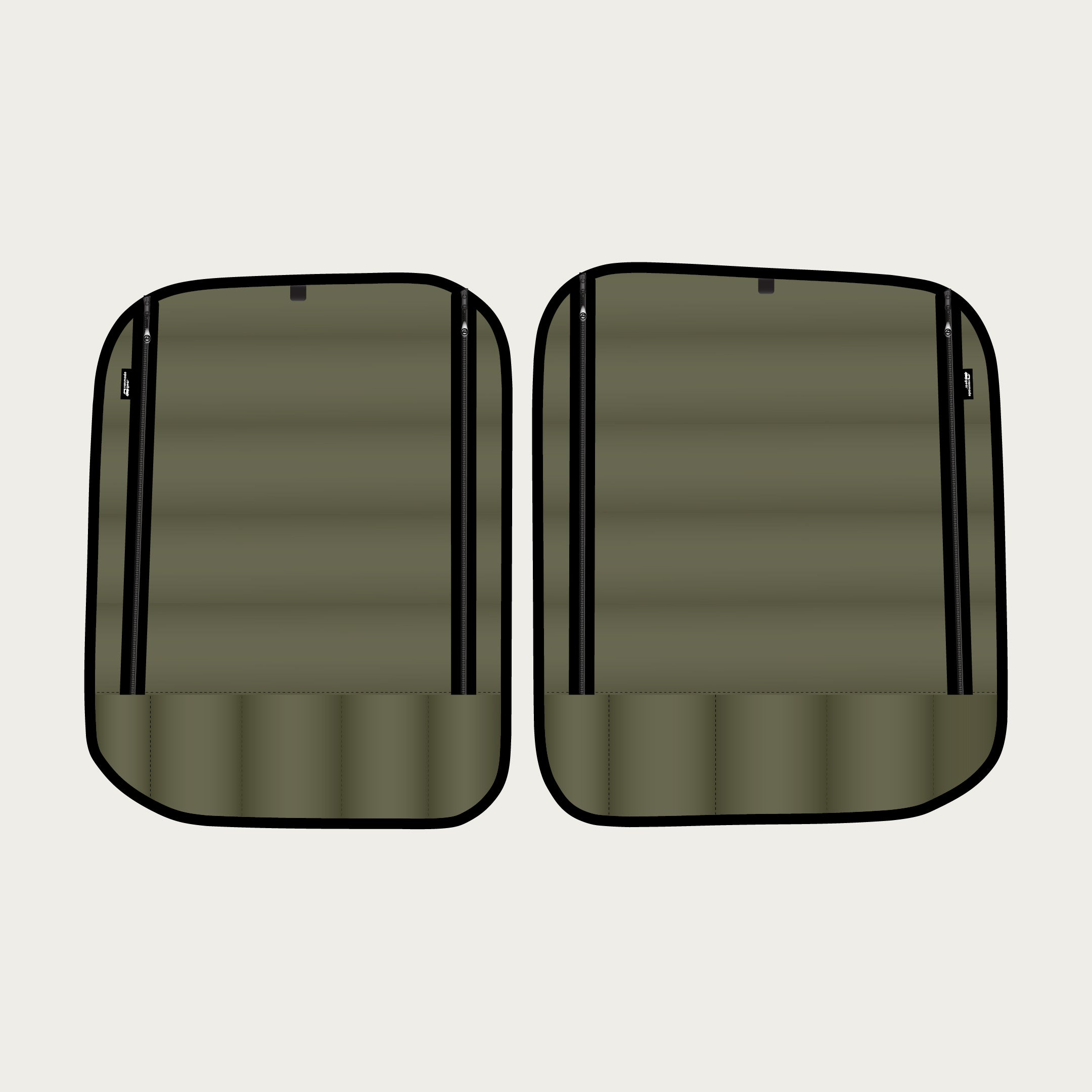 Transit 2015+ Rear Doors (set) Zipper Series – Vanmade Gear