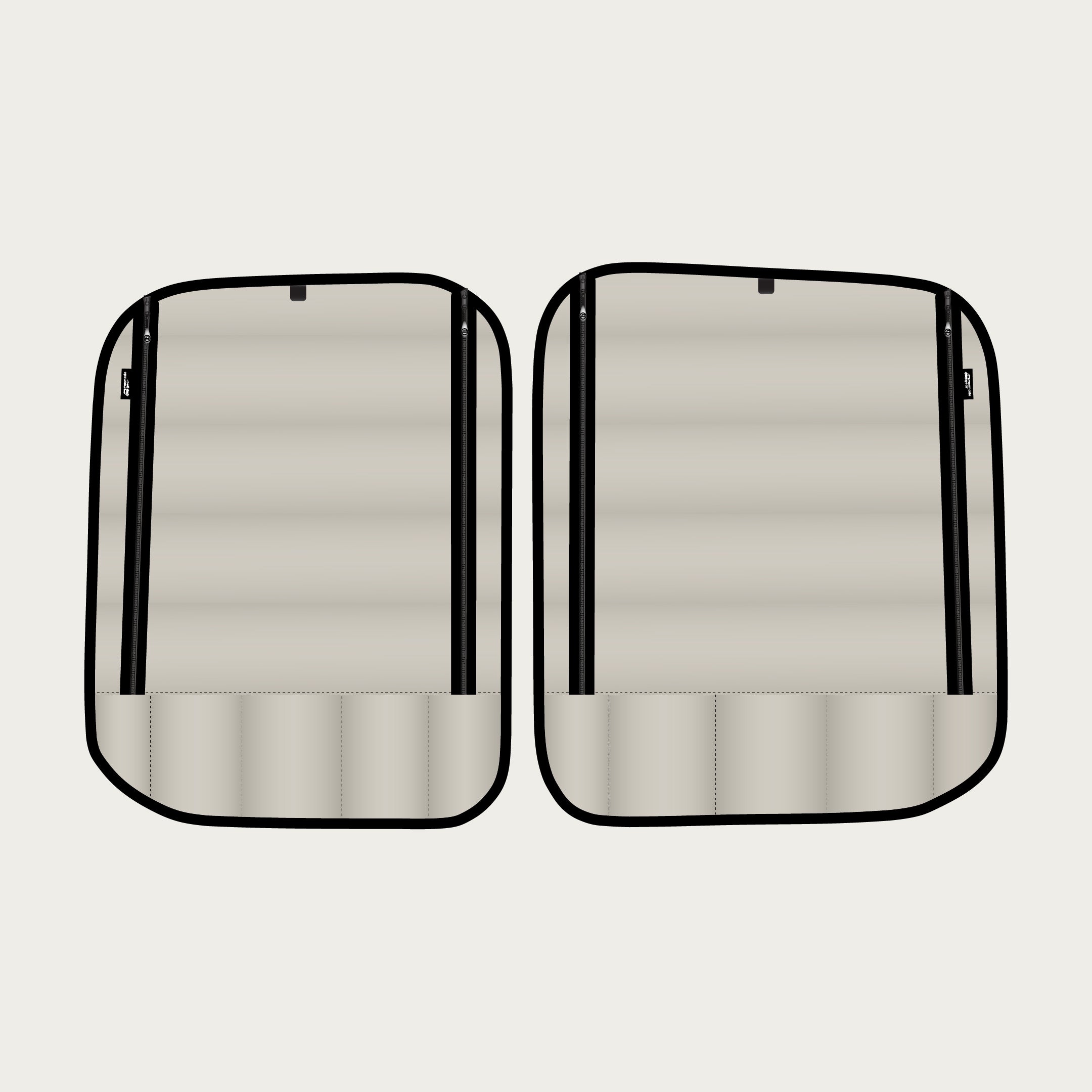 Transit 2015+ Rear Doors (set) Zipper Series – Vanmade Gear