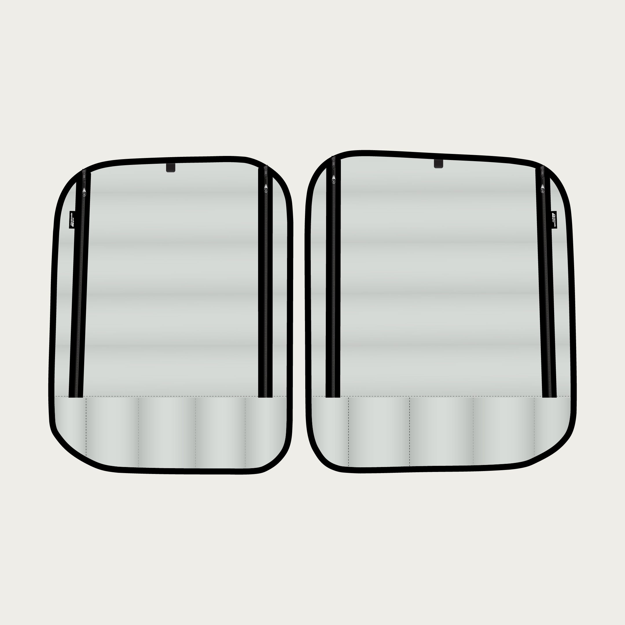 Transit 2015+ Rear Doors (set) Zipper Series – Vanmade Gear