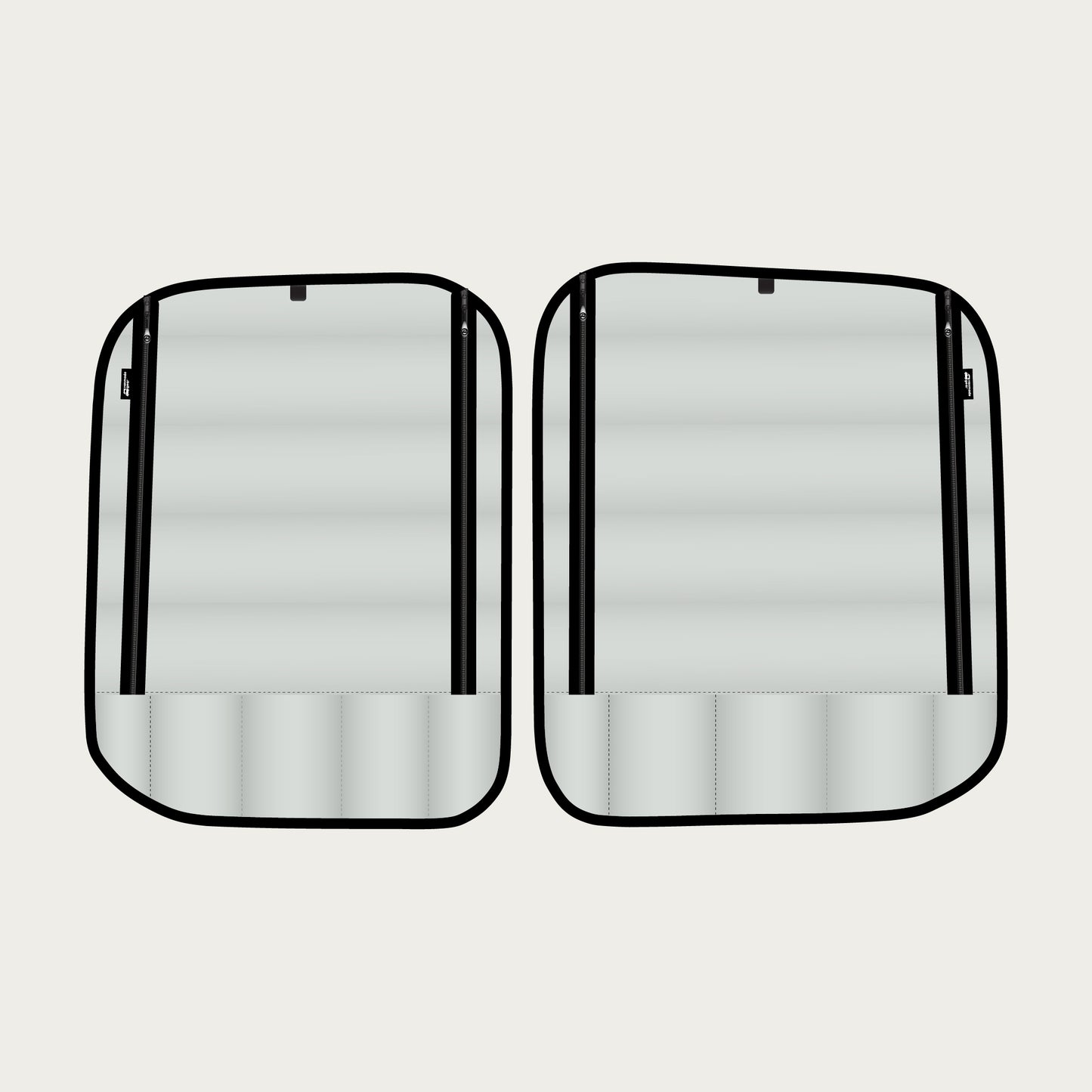 Transit 2015+ Rear Doors (set) Zipper Series