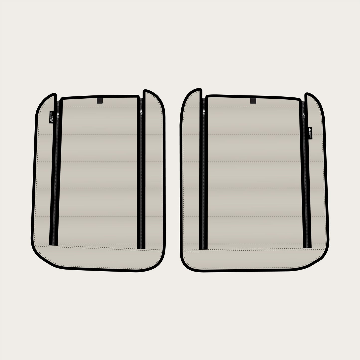 Transit Passenger Van - Rear Door Shades (set)