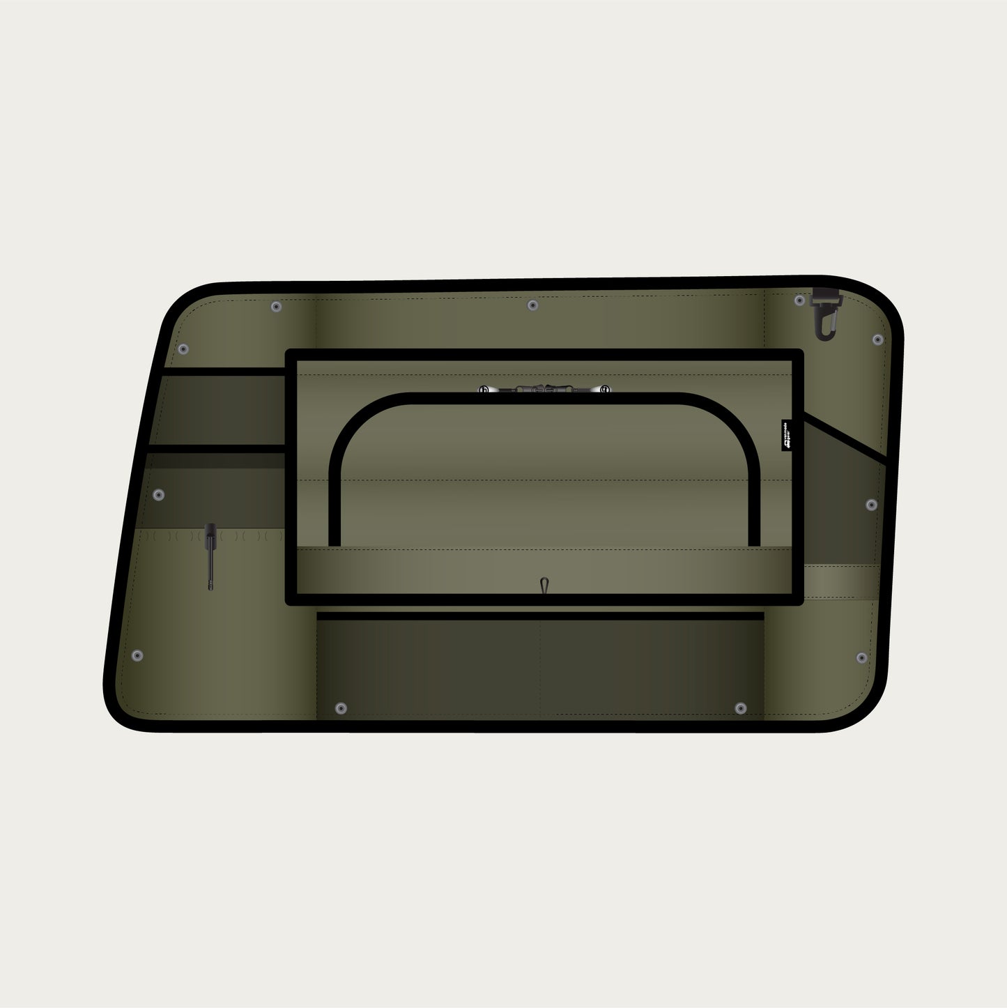 Tiffin GH1 Nightstand + Bunk Shade