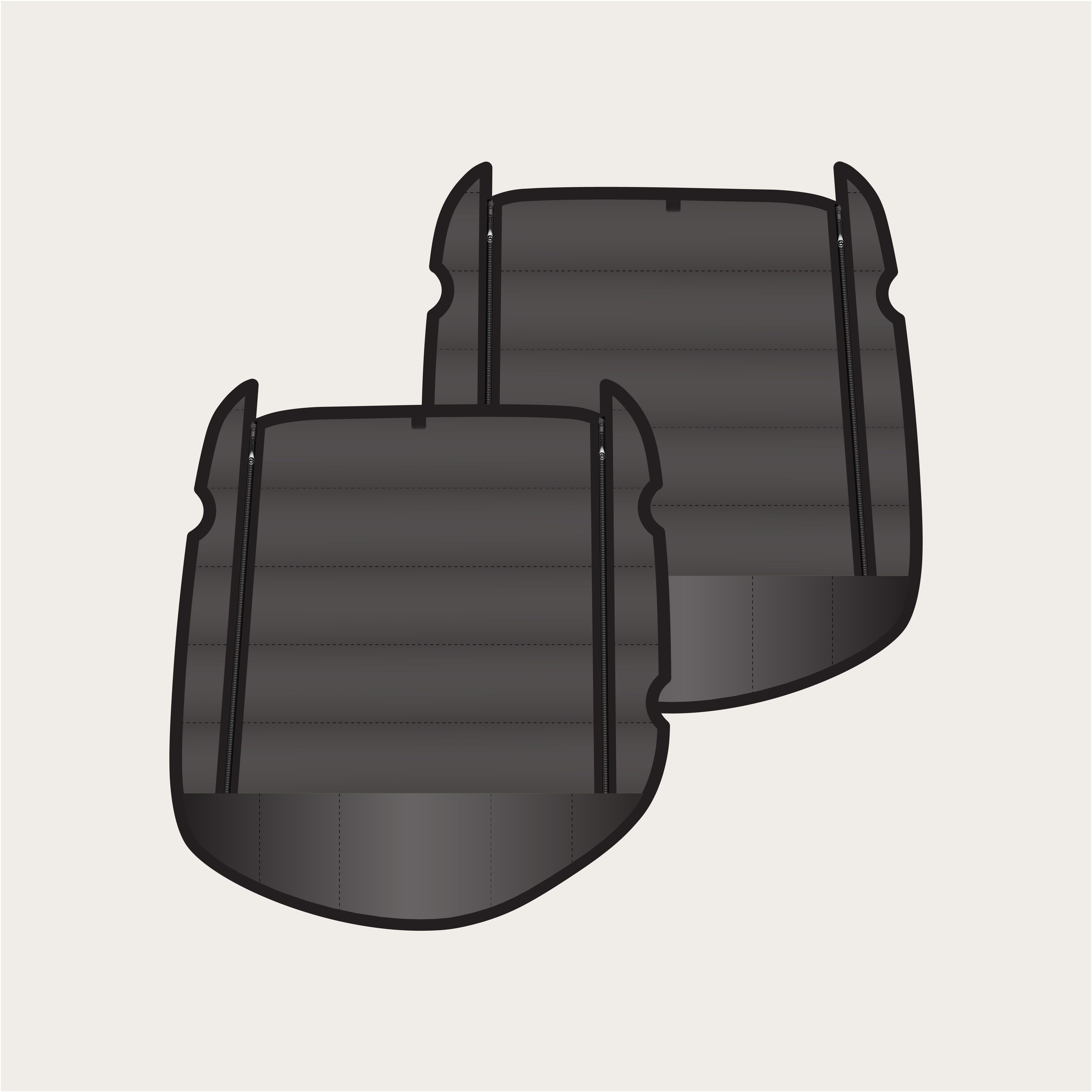 Sprinter 2019+ - Rear Doors (set) Zipper Series – Vanmade Gear