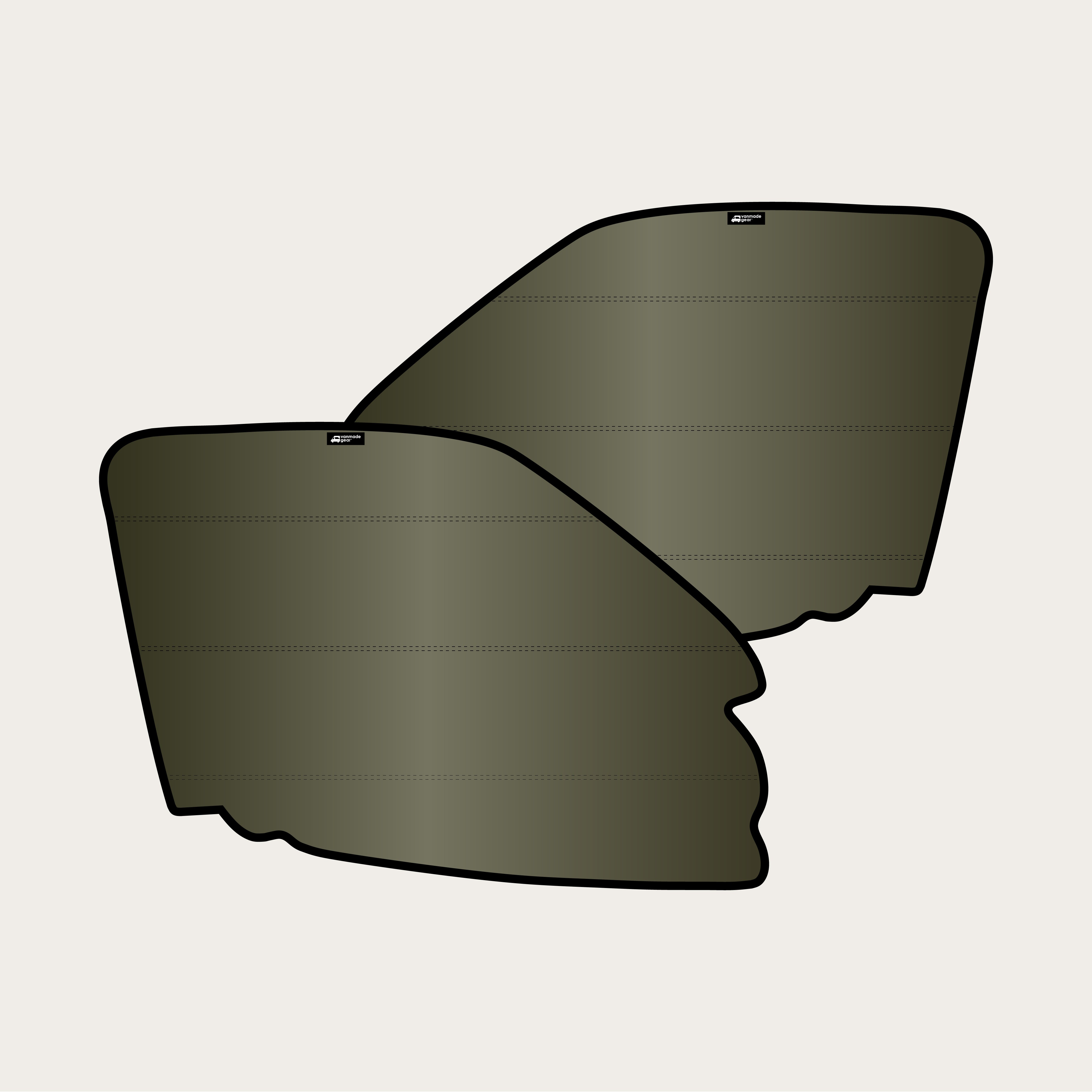 Sprinter Ekko - Front Door Shades (set) – Vanmade Gear