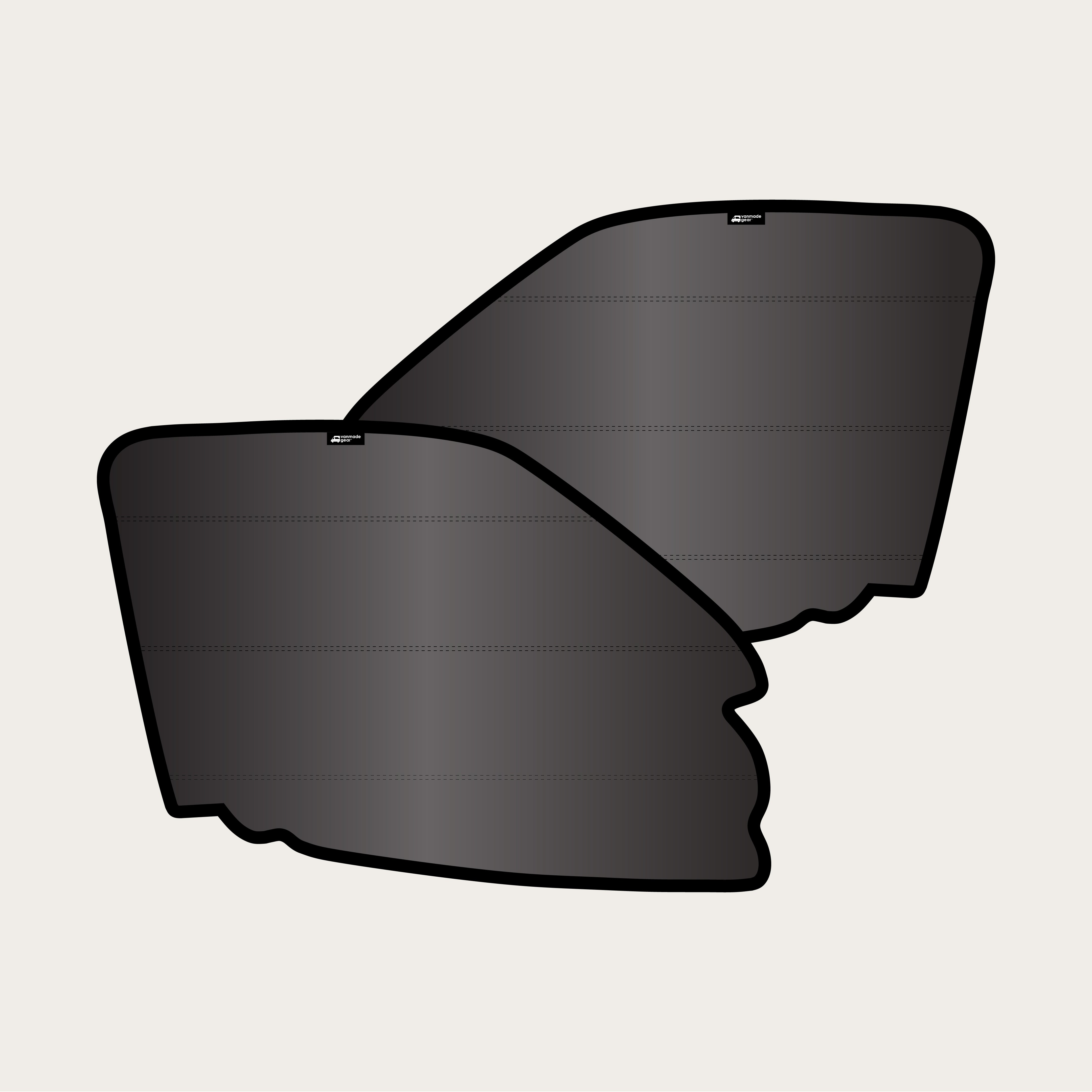 Sprinter 2019+ - Front Door Shades (set) – Vanmade Gear