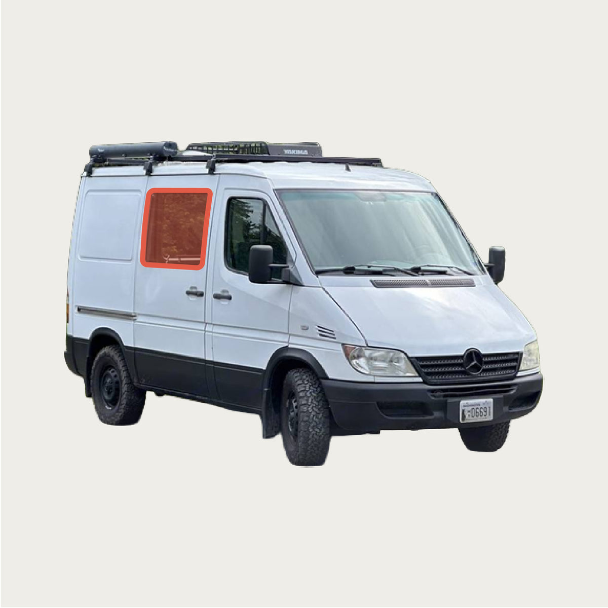 Sprinter 2002-2006 - Slider Door Shade