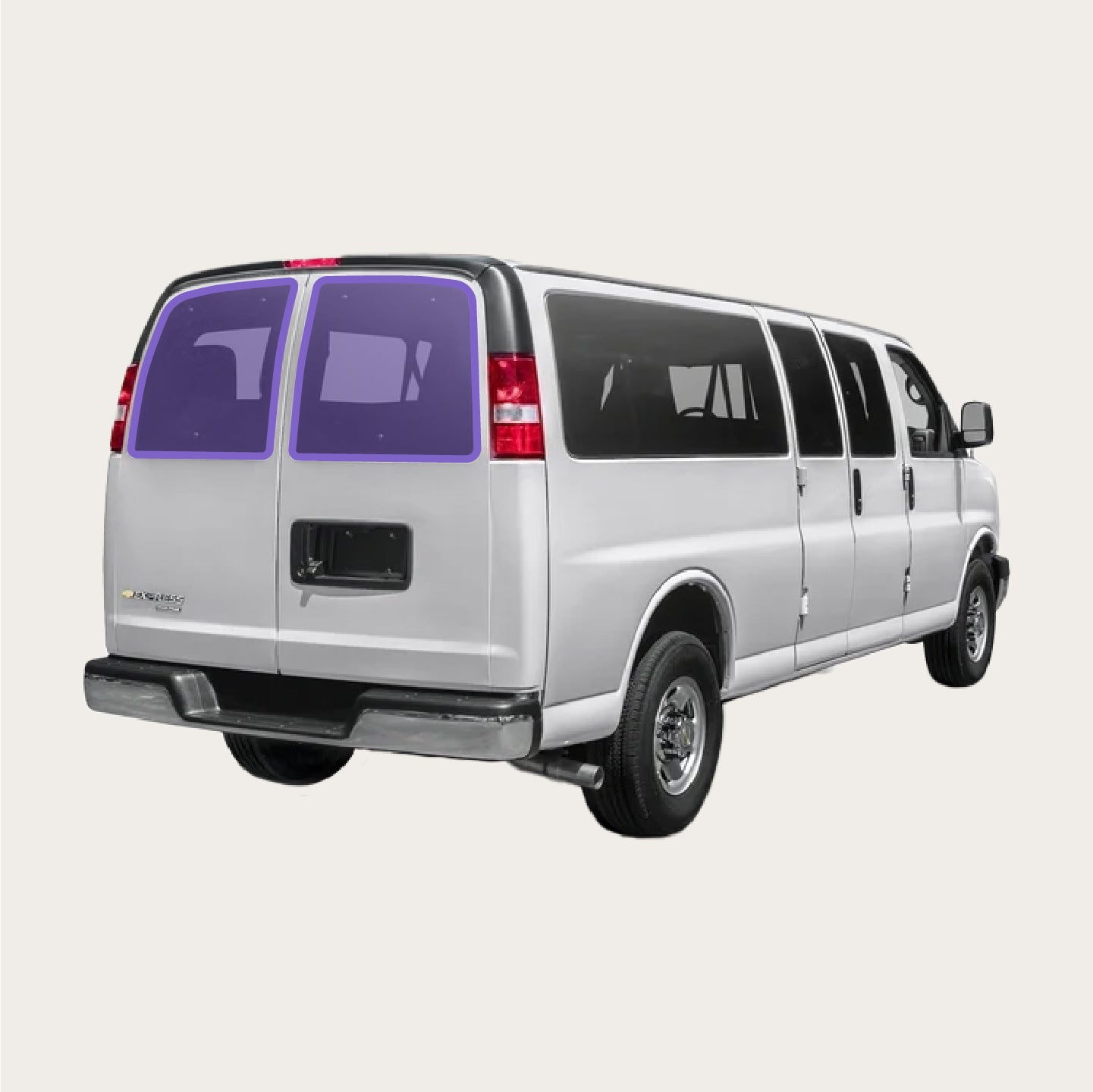 Chevy Express - Rear Door Shades (Set) – Vanmade Gear
