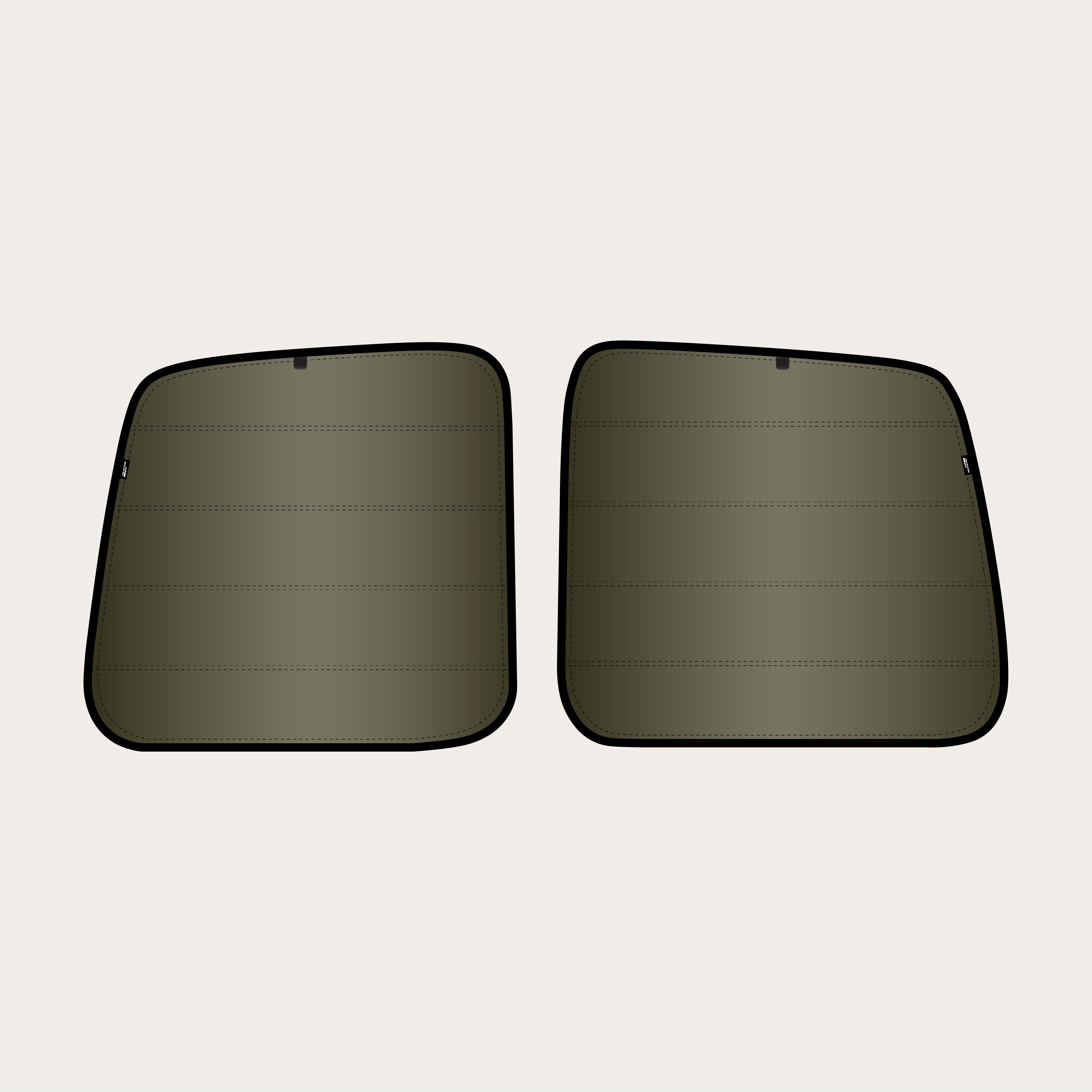 VANノベルティ・テ―ブルウェアセット Chevy Express - Rear Door Shades (Set) – Vanmade Gear