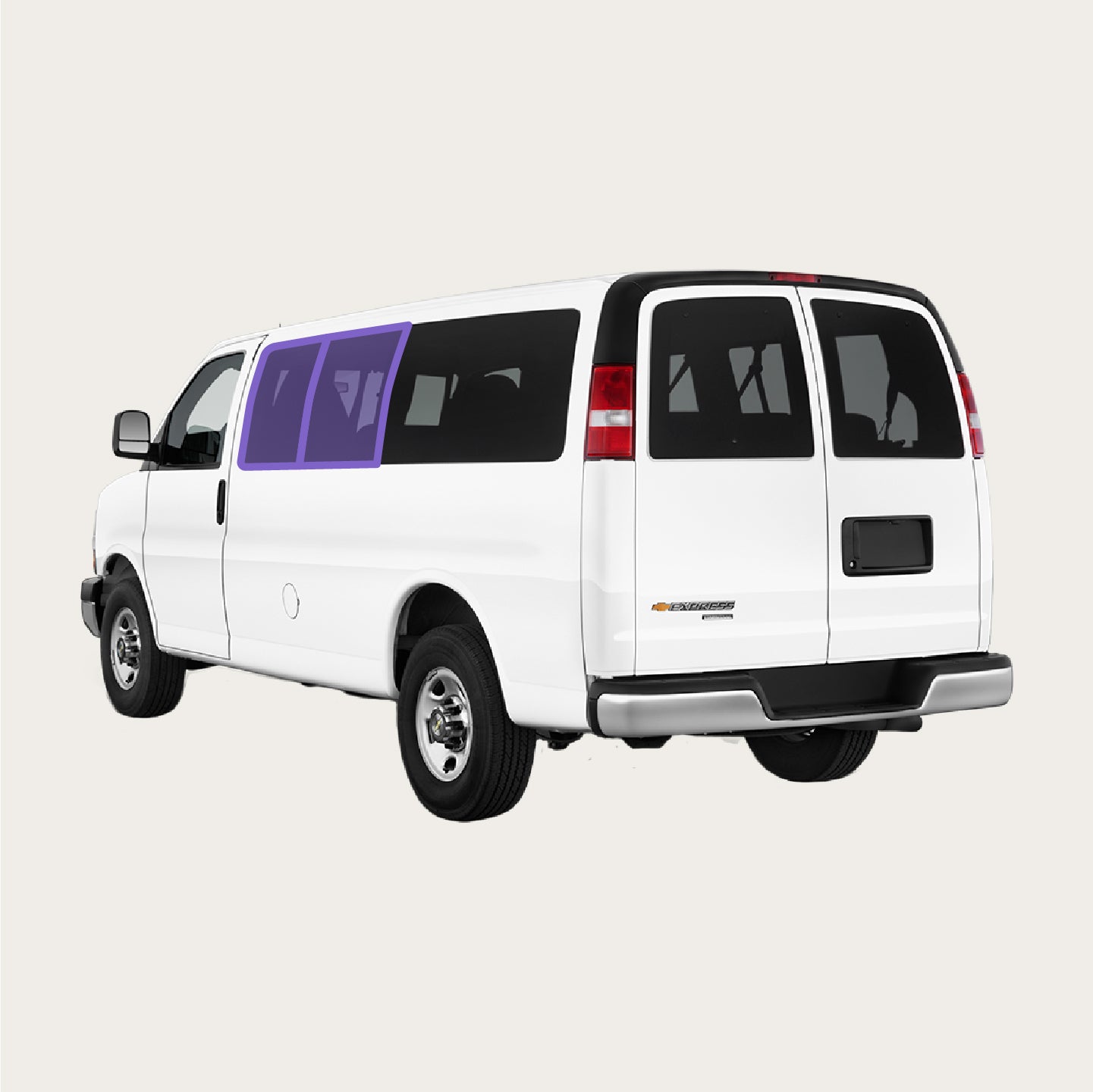 Chevy Express Driver Side First Row (Set)