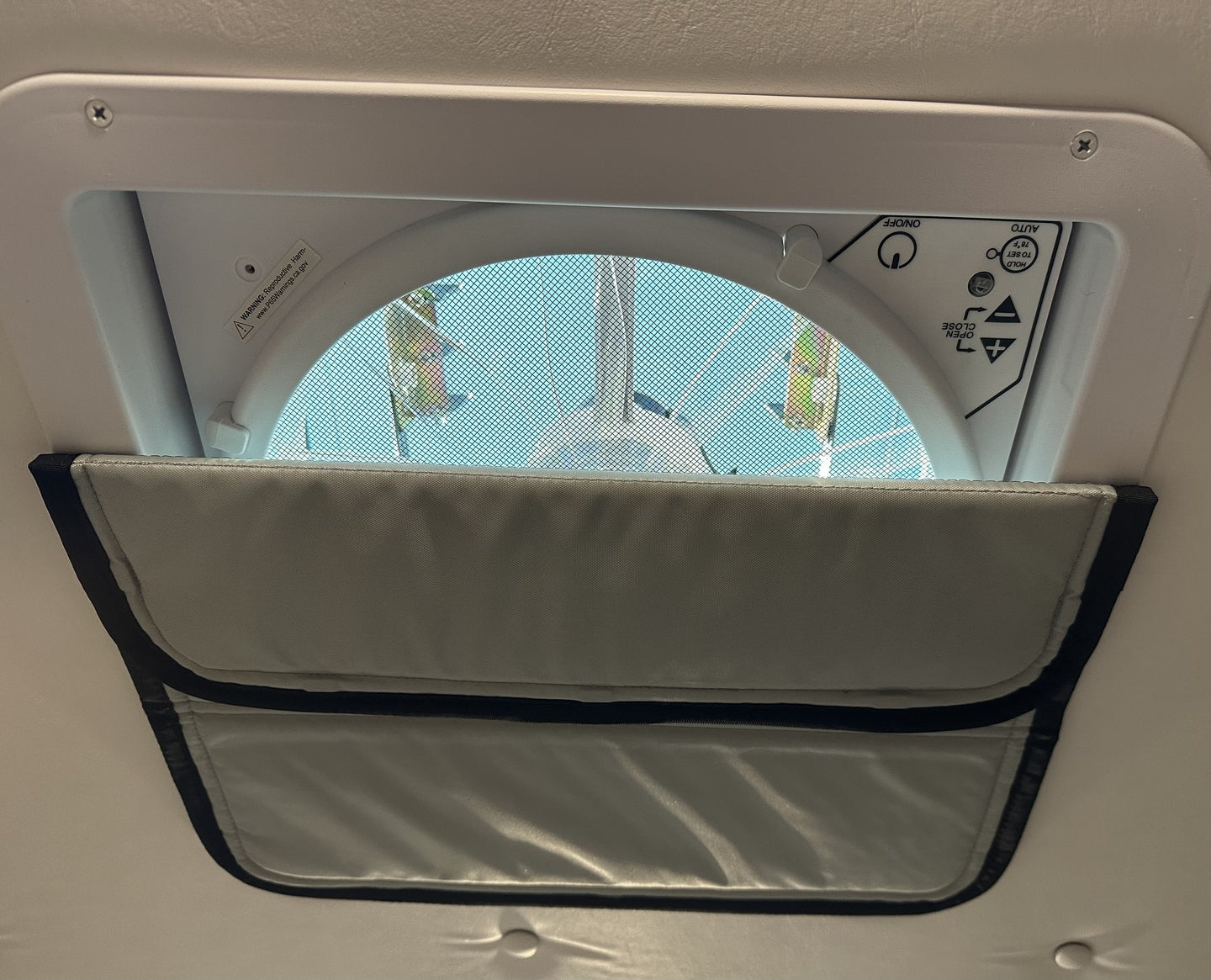 air vent cover with fan