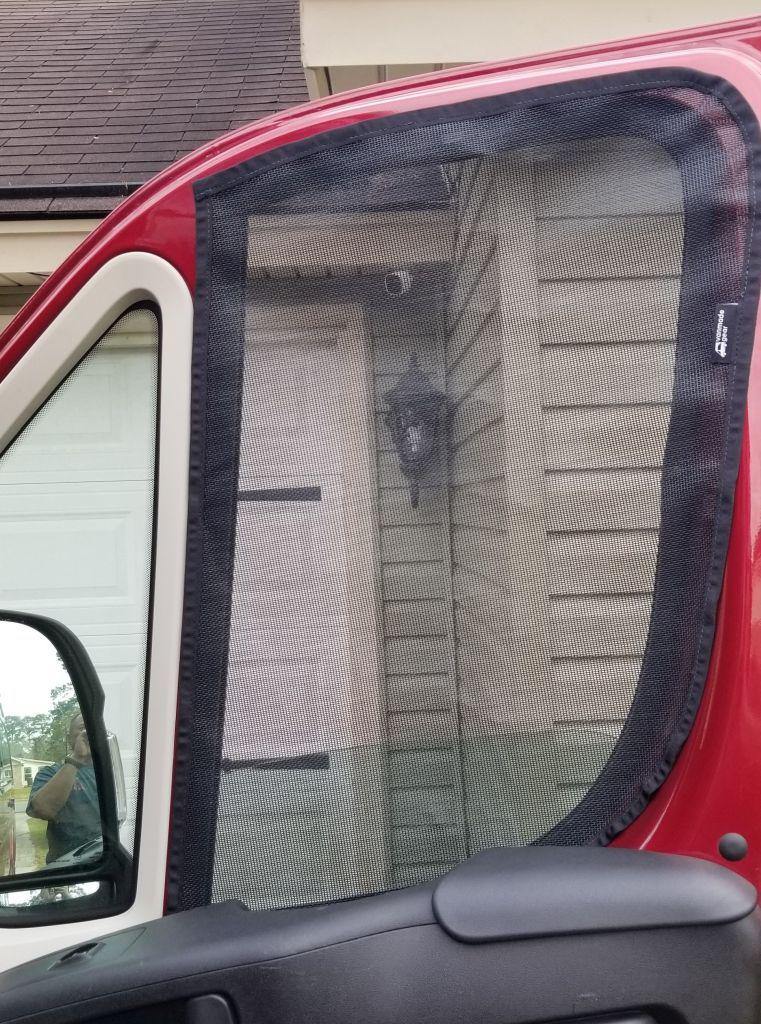 Insect Fly Screen For Ram ProMaster High Roof – Rear Back Door Bug Net (Van)